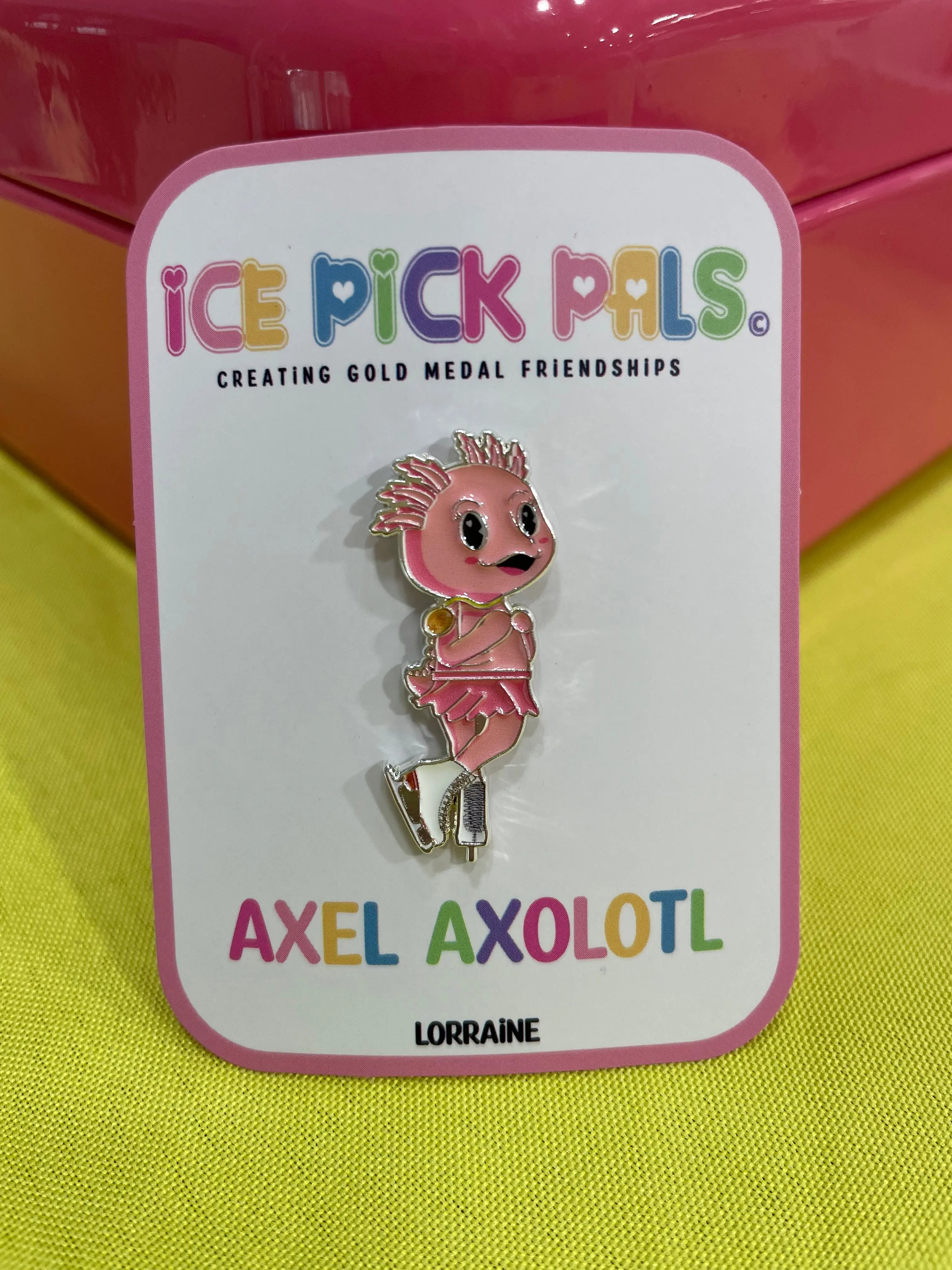 Axel Axolotl Pin – Sirk Design Studio