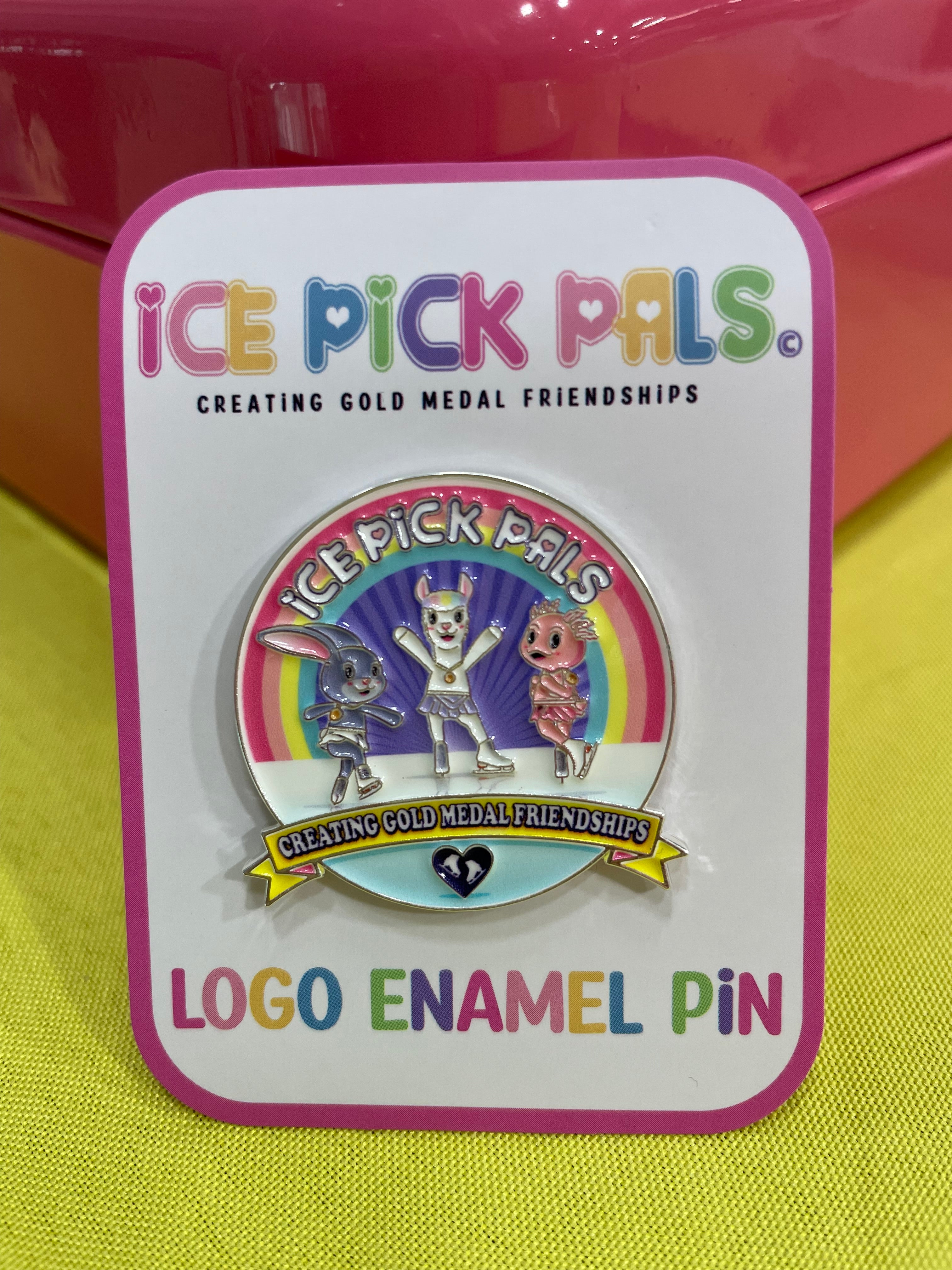 Ice Pick Pals Logo Pin
